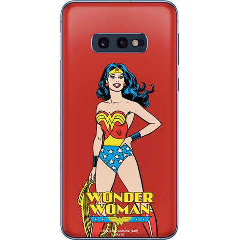 DC Comics Wonder Woman Classic Art Pose Galaxy S10e Skin