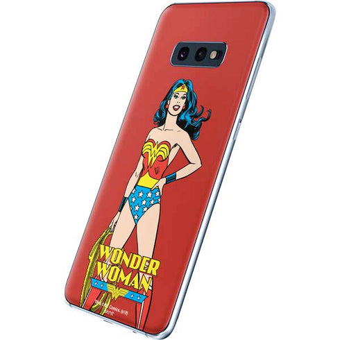 DC Comics Wonder Woman Classic Art Pose Galaxy S10e Skin
