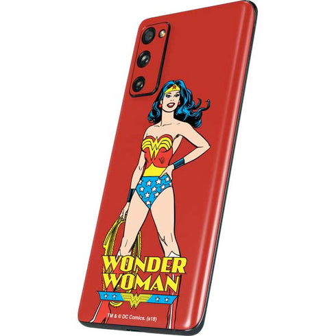 DC Comics Wonder Woman Classic Art Pose Galaxy S20 Fan Edition Skin