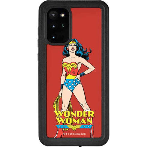 DC Comics Wonder Woman Classic Art Pose Galaxy S20 Plus Waterproof Case
