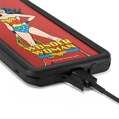 DC Comics Wonder Woman Classic Art Pose Galaxy S20 Plus Waterproof Case