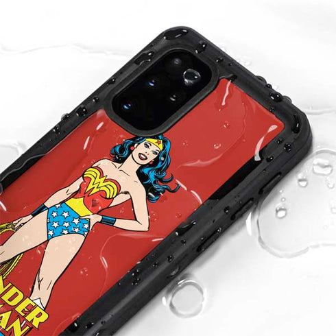 DC Comics Wonder Woman Classic Art Pose Galaxy S20 Plus Waterproof Case