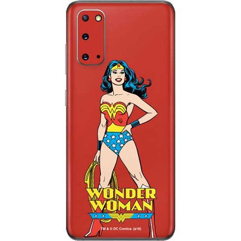 DC Comics Wonder Woman Classic Art Pose Galaxy S20 Skin