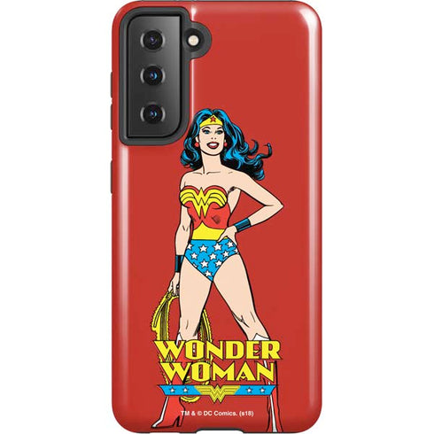 DC Comics Wonder Woman Classic Art Pose Galaxy S21 5G Pro Case