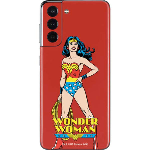 DC Comics Wonder Woman Classic Art Pose Galaxy S21 5G Skin