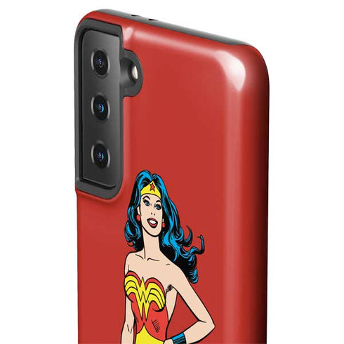 DC Comics Wonder Woman Classic Art Pose Galaxy S21 FE Pro Case