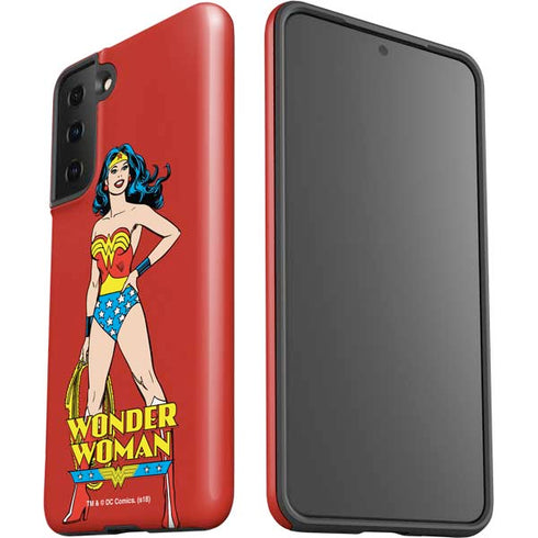 DC Comics Wonder Woman Classic Art Pose Galaxy S21 FE Pro Case