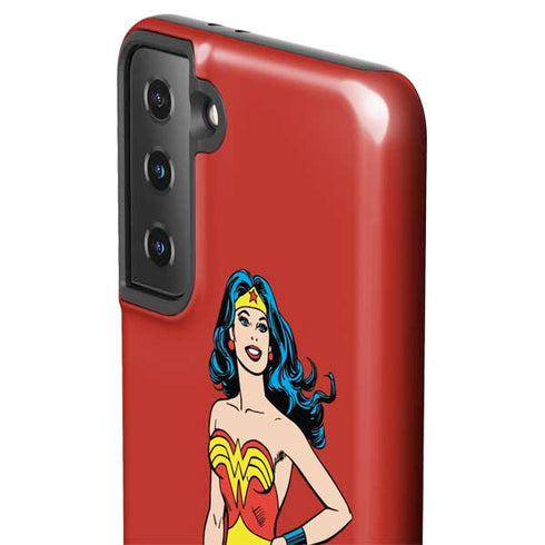 DC Comics Wonder Woman Classic Art Pose Galaxy S21 Plus 5G Pro Case