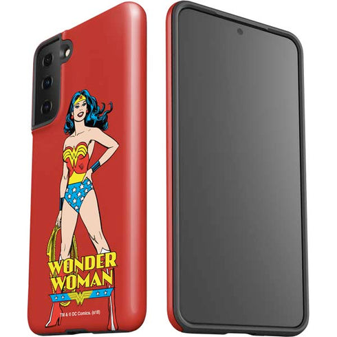 DC Comics Wonder Woman Classic Art Pose Galaxy S21 Plus 5G Pro Case