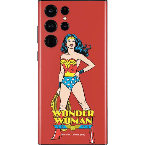 DC Comics Wonder Woman Classic Art Pose Galaxy S22 Ultra Skin