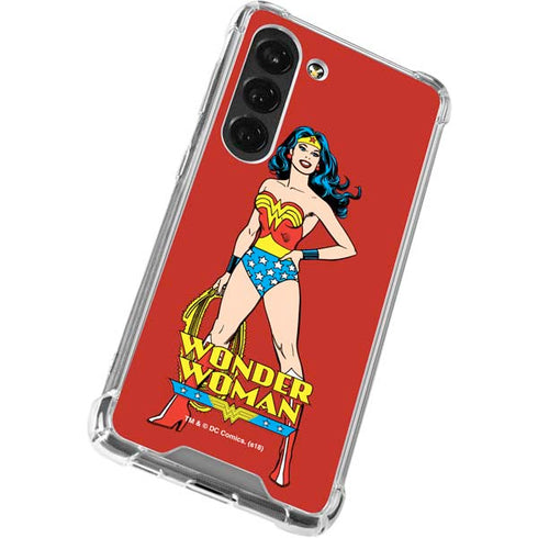 DC Comics Wonder Woman Classic Art Pose Galaxy S23 Clear Case