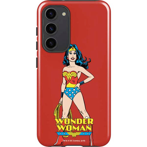 DC Comics Wonder Woman Classic Art Pose Galaxy S23 Plus Pro Case