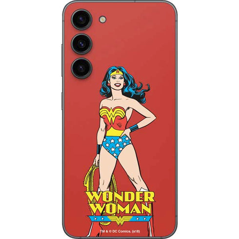 DC Comics Wonder Woman Classic Art Pose Galaxy S23 Plus Skin