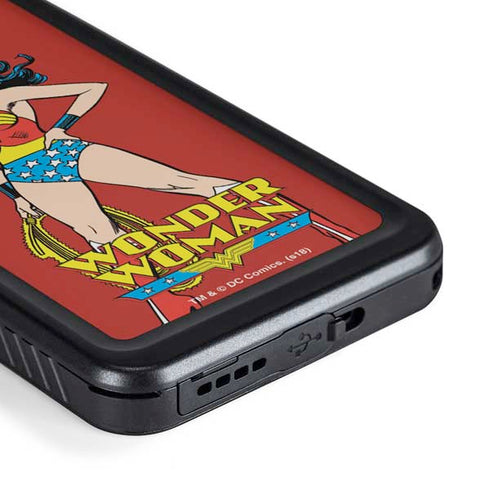 DC Comics Wonder Woman Classic Art Pose Galaxy S23 Plus Waterproof Case