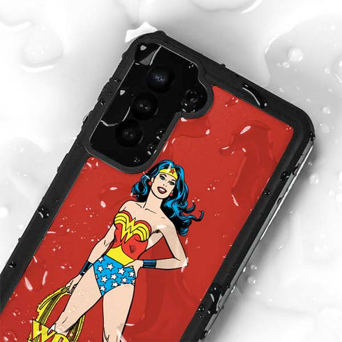 DC Comics Wonder Woman Classic Art Pose Galaxy S23 Plus Waterproof Case