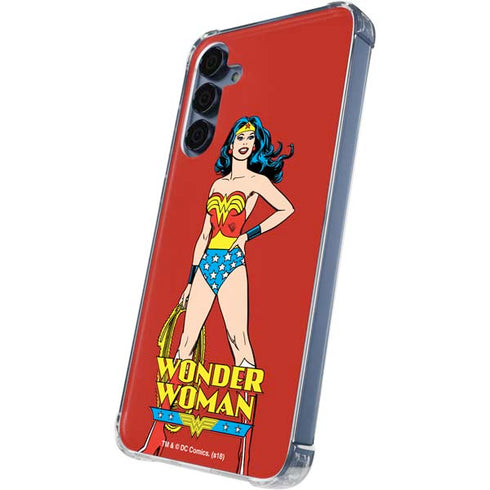 DC Comics Wonder Woman Portrait Galaxy S24 Clear Case