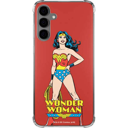 DC Comics Wonder Woman Portrait Galaxy S24 Plus Clear Case