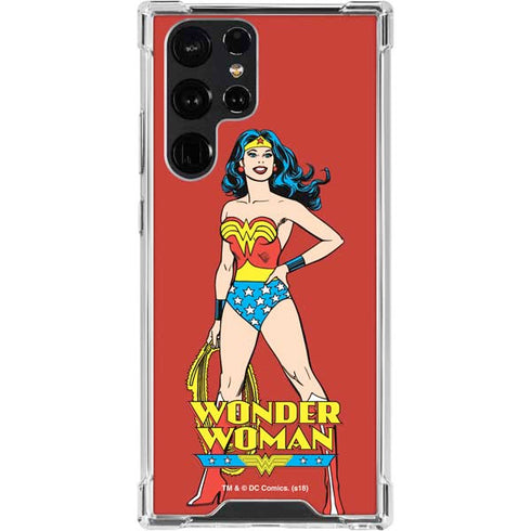 DC Comics Wonder Woman Portrait Galaxy S24 Ultra Clear Case