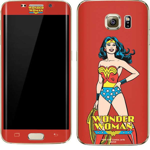 DC Comics Wonder Woman Classic Art Pose Galaxy S7 Edge Skin
