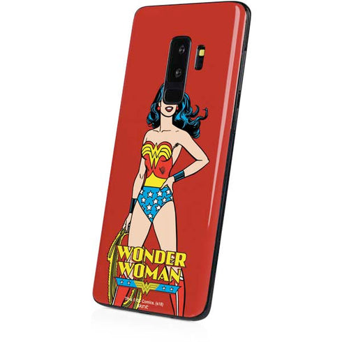 DC Comics Wonder Woman Classic Art Pose Galaxy S9 Plus Skin