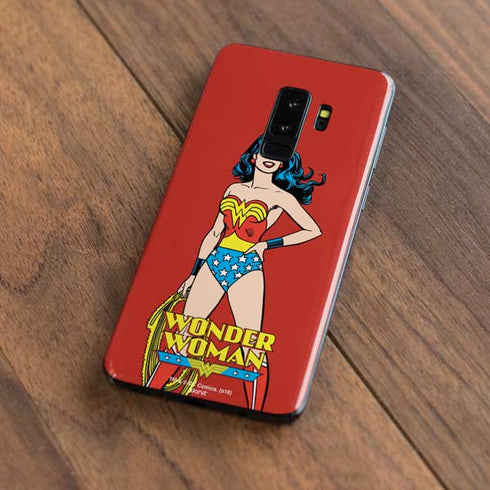 DC Comics Wonder Woman Classic Art Pose Galaxy S9 Plus Skin