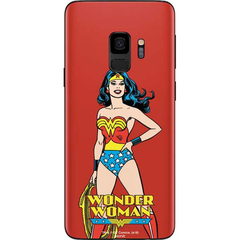 DC Comics Wonder Woman Classic Art Pose Galaxy S9 Skin