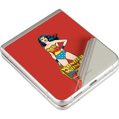DC Comics Wonder Woman Classic Art Pose Galaxy Z Flip3 5G Skin