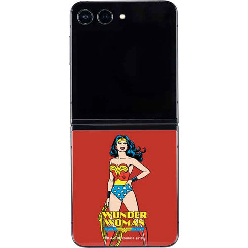 DC Comics Wonder Woman Portrait Galaxy Z Flip5 5G Skin