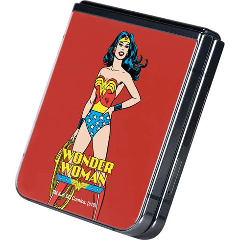 DC Comics Wonder Woman Portrait Galaxy Z Flip5 5G Skin