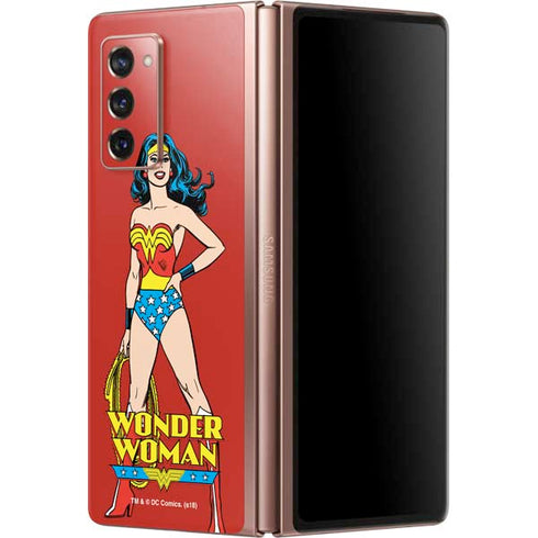 DC Comics Wonder Woman Classic Art Pose Galaxy Z Fold2 5G Skin