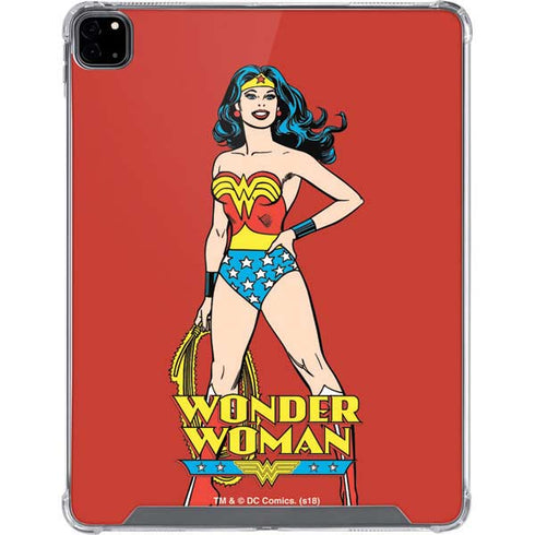 DC Comics Wonder Woman Classic Art Pose iPad Pro 12.9in (2020) Clear Case