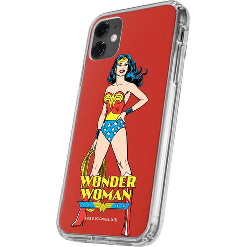 DC Comics Wonder Woman Portrait iPhone 11 Clear Case