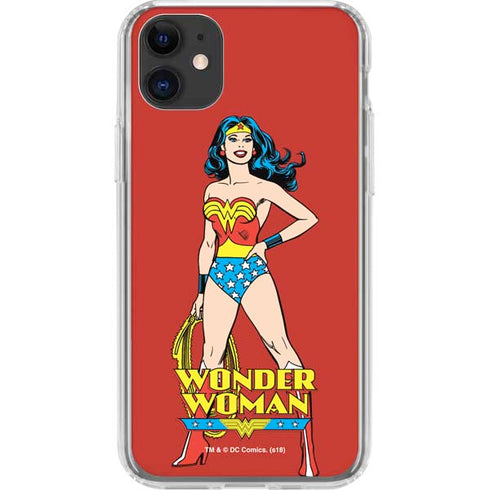 DC Comics Wonder Woman Portrait iPhone 11 Clear Case