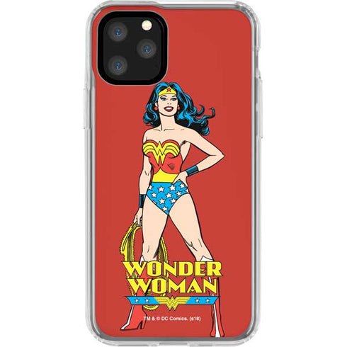 DC Comics Wonder Woman Portrait iPhone 11 Pro Clear Case