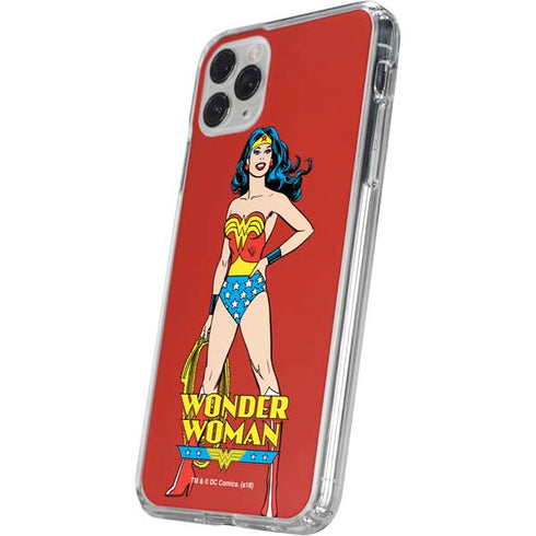 DC Comics Wonder Woman Portrait iPhone 11 Pro Clear Case