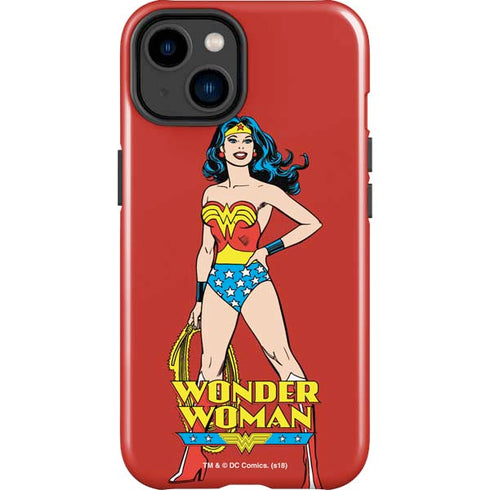DC Comics Wonder Woman Classic Art Pose iPhone 14 Plus Impact Case