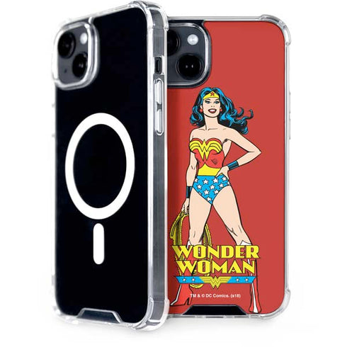 DC Comics Wonder Woman Portrait iPhone 15 Plus MagSafe Case