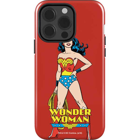 DC Comics Wonder Woman Classic Art Pose iPhone 14 Pro Impact Case