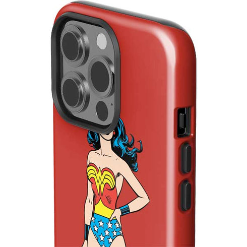 DC Comics Wonder Woman Classic Art Pose iPhone 14 Pro Impact Case