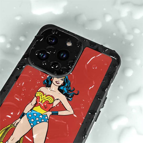 DC Comics Wonder Woman Classic Art Pose iPhone 14 Pro Max Waterproof Case