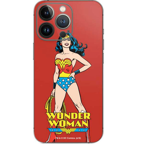 DC Comics Wonder Woman Classic Art Pose iPhone 14 Pro Skin