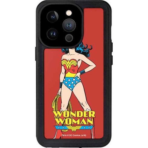DC Comics Wonder Woman Classic Art Pose iPhone 14 Pro Waterproof Case