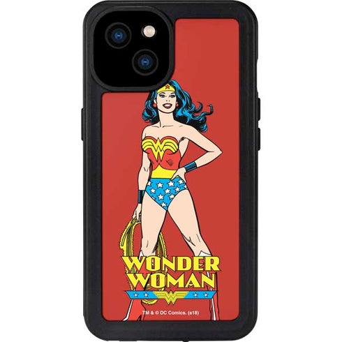 DC Comics Wonder Woman Portrait iPhone 15 Plus Waterproof Case