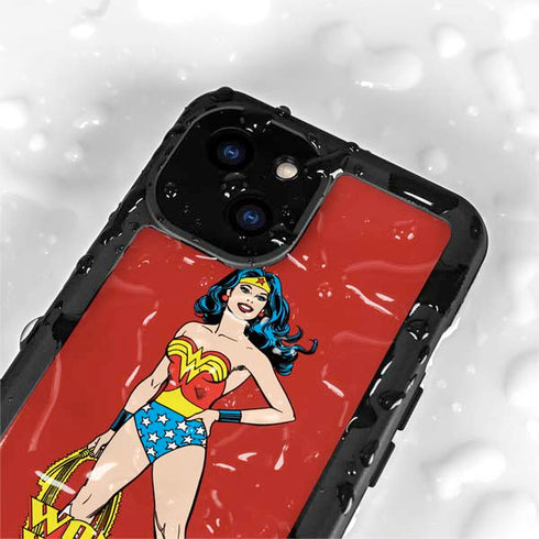 DC Comics Wonder Woman Portrait iPhone 15 Waterproof Case