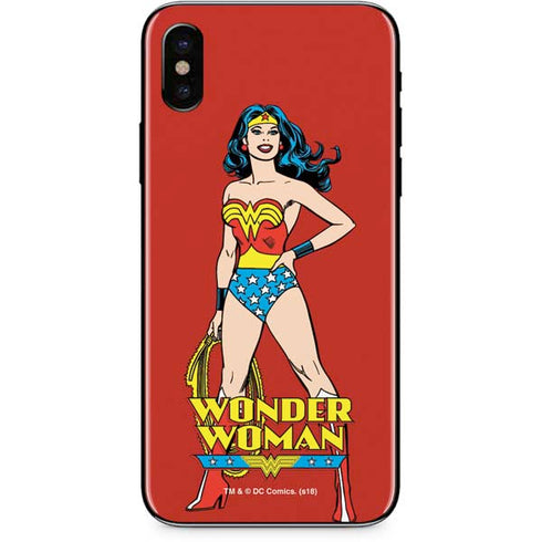 DC Comics Wonder Woman Classic Art Pose iPhone XS Skin