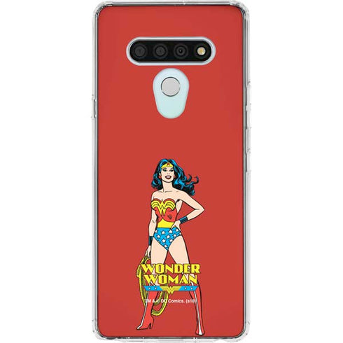 DC Comics Wonder Woman Portrait LG Stylo 6 Clear Case