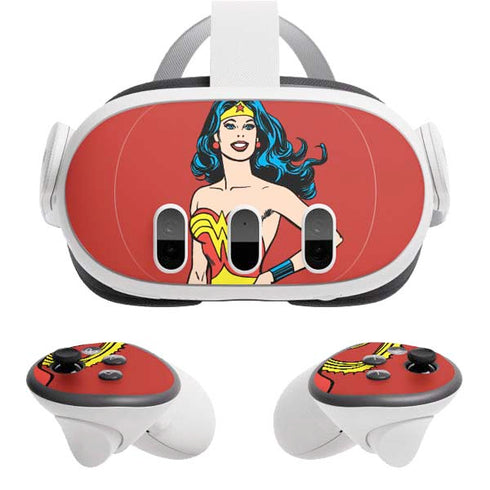 DC Comics Wonder Woman Portrait Meta Quest 3 Skin