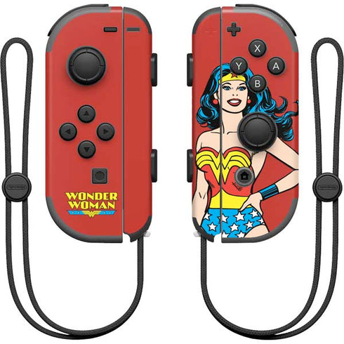 DC Comics Wonder Woman Classic Art Pose Nintendo Joy-Con (L/R) Controller Skin