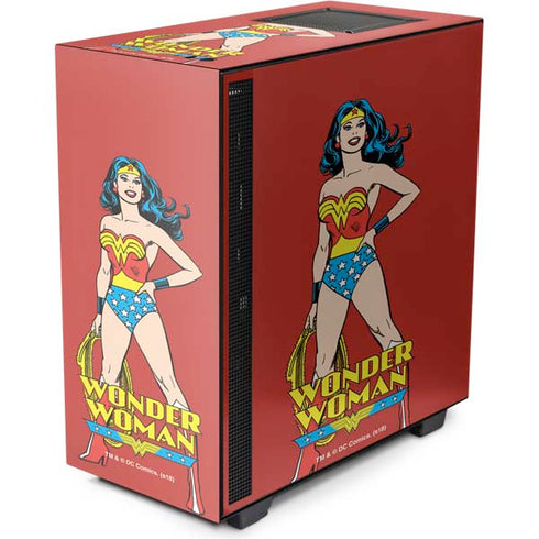 DC Comics Wonder Woman Classic Art Pose NZXT H510 Compact ATX Mid-Tower Case Skin