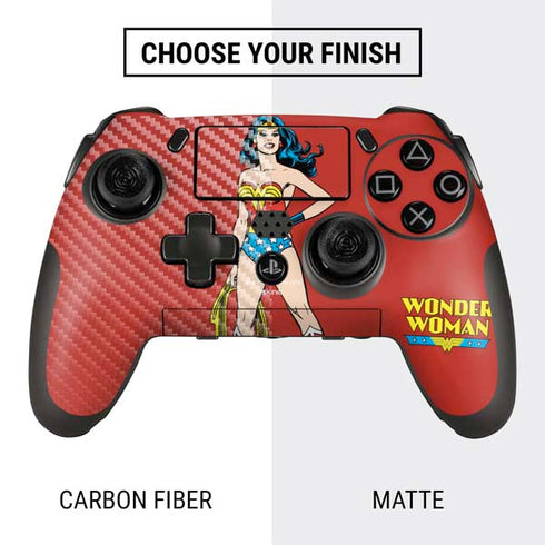 DC Comics Wonder Woman Classic Art Pose PlayStation Scuf Vantage 2 Controller Skin